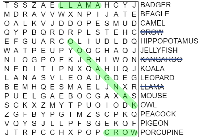 Wordsearch